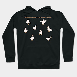 Sometimes I Wonder If I Am Too Silly Of A Goose Hoodie